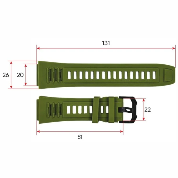 Ремінець для смарт годинника Modfit Titan Army Green фото 4