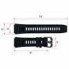 Ремінець для смарт годинника АК45 Black фото 4