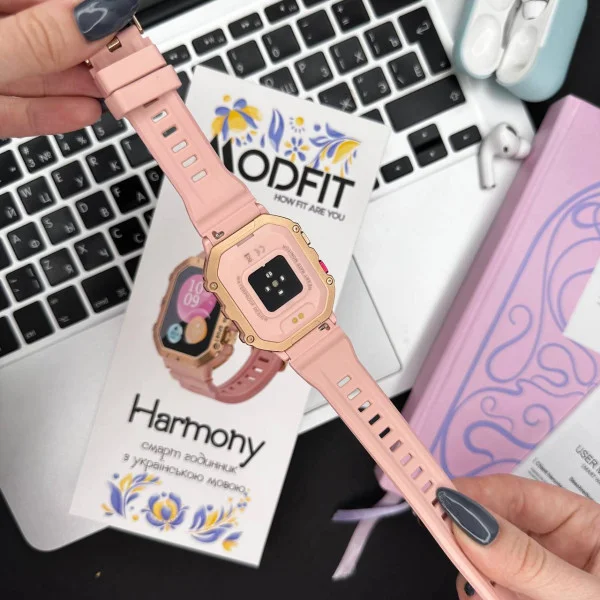 Смарт часы Modfit Harmony Gold-Pink фото 15