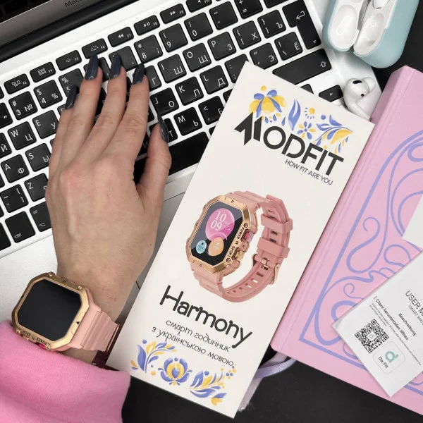 Смарт часы Modfit Harmony Gold-Pink фото 11