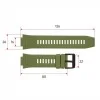 Ремінець для смарт годинника Modfit Armor Army Green фото 4