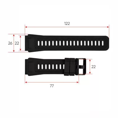 Ремінець для смарт годинника Modfit Ranger Black