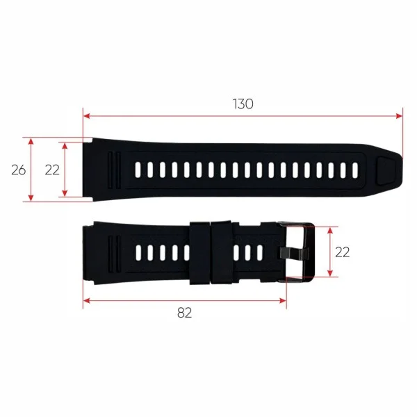 Ремешок для смарт часов Modfit Combat Black фото 4
