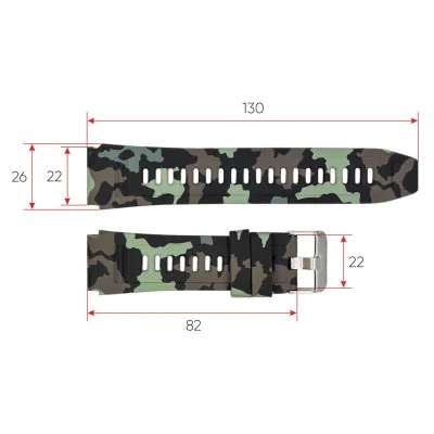 Ремінець для смарт годинника K59 Camo Green
