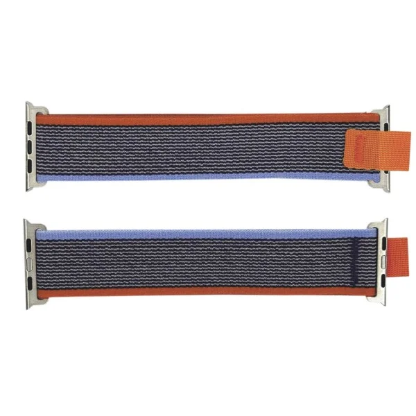 Нейлоновий ремінець 42/44/45/49 мм Blue-Orange фото 1