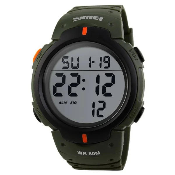 Мужские часы Skmei 1068 Army-Green фото 1