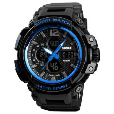 Чоловічий годинник Skmei 1343 Black-Blue