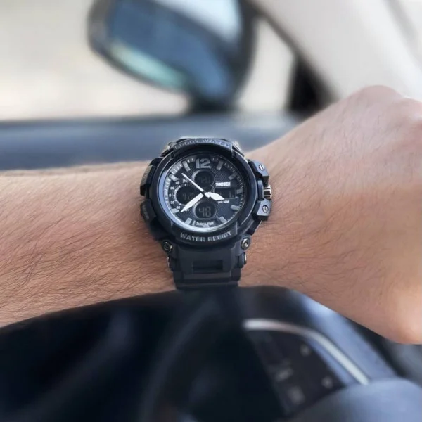 Мужские часы Skmei 1343 All Black фото 3