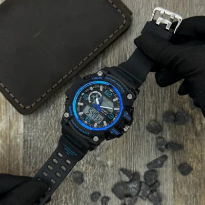 Чоловічий годинник Skmei 1283 Black-Blue.