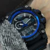 Чоловічий годинник Skmei 1283 Black-Blue. фото 3