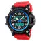 Skmei 1283 Black-Blue-Red Wristband