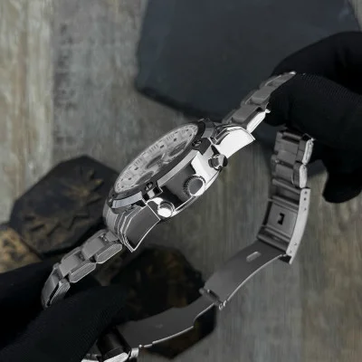 Чоловічий годинник Skmei 1389SI Silver-Black-Silver