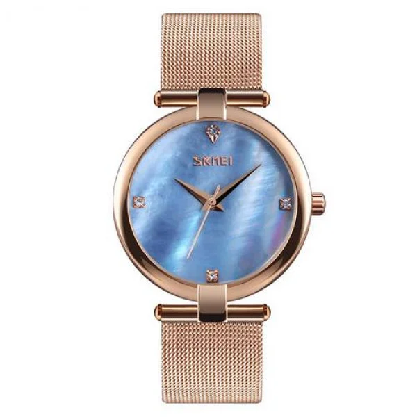 Жіночий годинник Skmei 9177 Cuprum-Blue фото 1