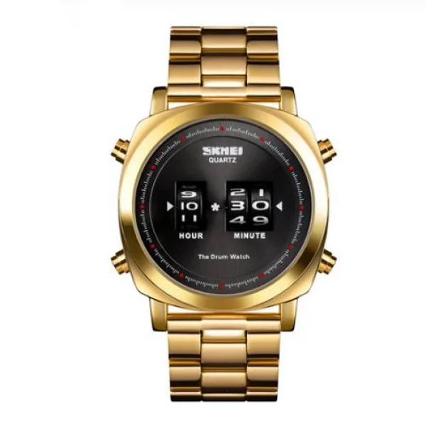 Чоловічий годинник Skmei 1531 Gold-Black фото 1