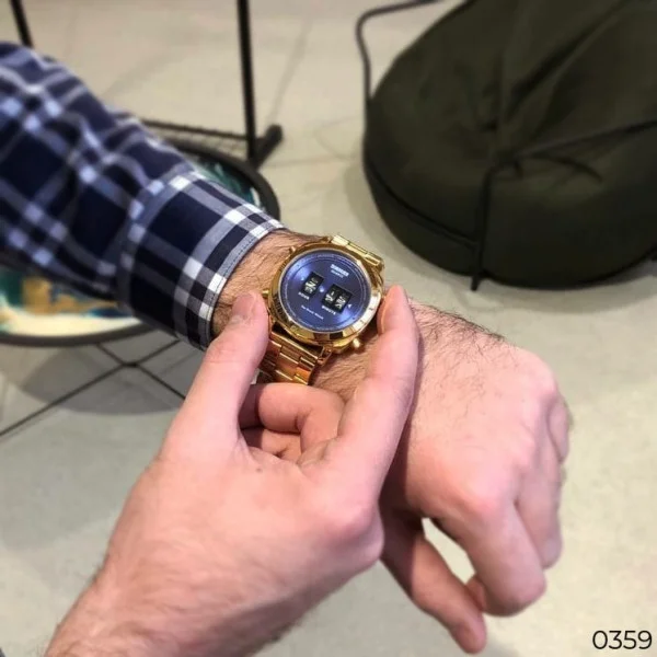 Мужские часы Skmei 1531 Gold-Blue фото 9