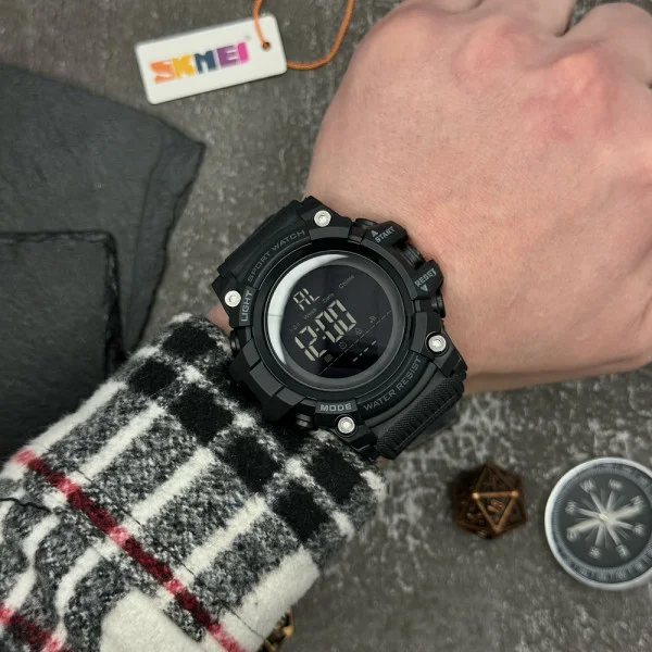 Чоловічий годинник Skmei 1384 Black фото 3