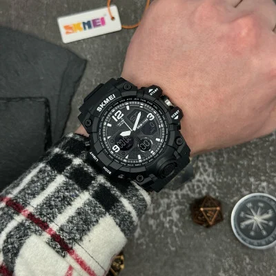 Чоловічий годинник Skmei 1155 Black
