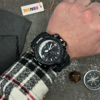 Чоловічий годинник Skmei 1155 Black