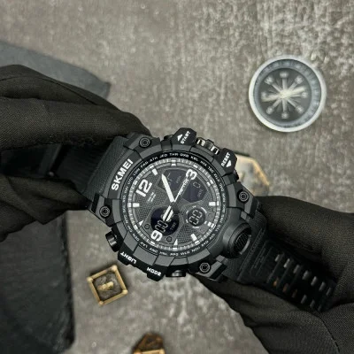 Чоловічий годинник Skmei 1155 Black