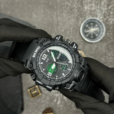 Мужские часы Skmei 1155 Black