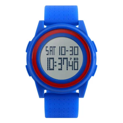 Жіночий годинник Skmei 1206 Blue-Red