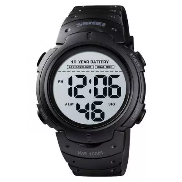 Чоловічий годинник Skmei 1560 Black-Gray фото 1