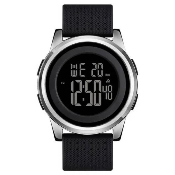 Чоловічий годинник Skmei 1502 Black-Silver фото 1
