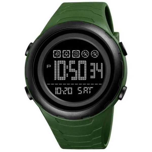 Чоловічий годинник Skmei 1674 Green-Black фото 1
