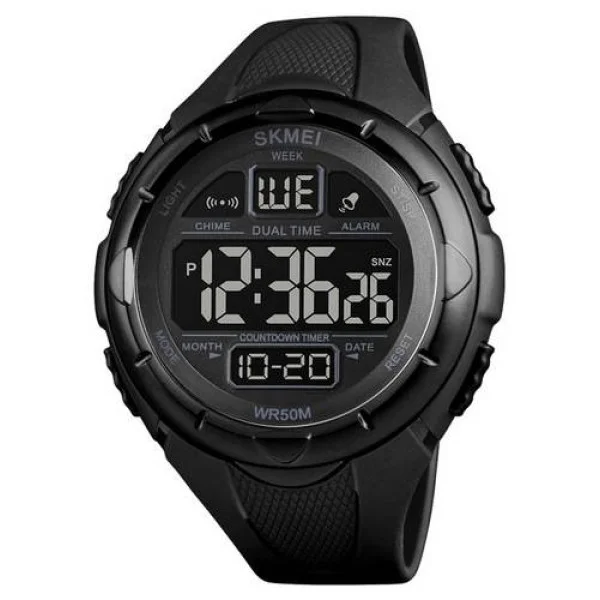 Чоловічий годинник Skmei 1656 All Black фото 1