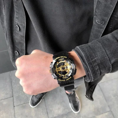 Чоловічий годинник Skmei 1688 Black-Gold