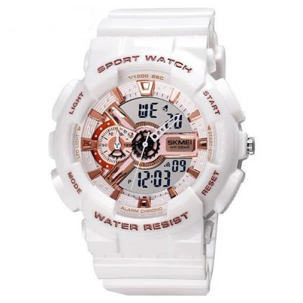 Жіночий годинник Skmei 1688 White-Cuprum фото 1