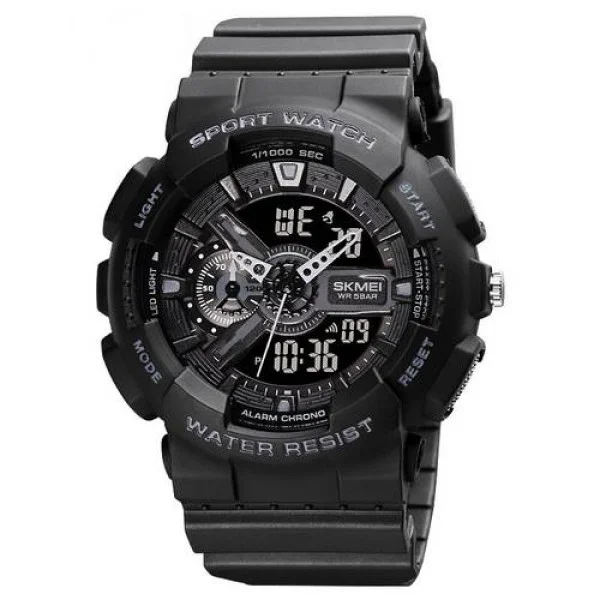 Мужские часы Skmei 1688 All Black. фото 1