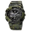Чоловічий годинник Skmei 1688 Green-Black Military фото 2