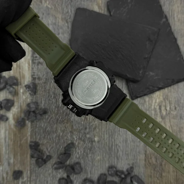 Чоловічий годинник Skmei 1155 Black-Military фото 10