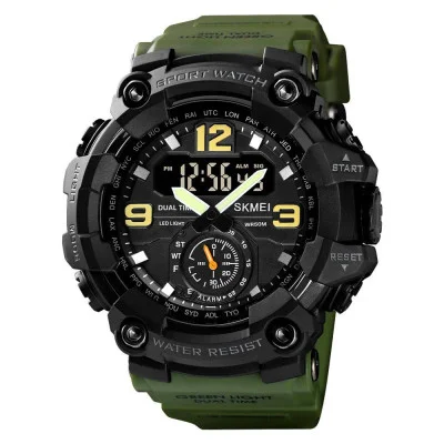 Чоловічий годинник Skmei 1637AG Army Green