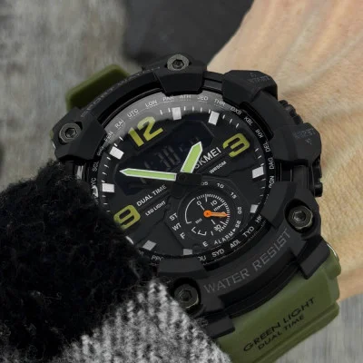 Чоловічий годинник Skmei 1637AG Army Green