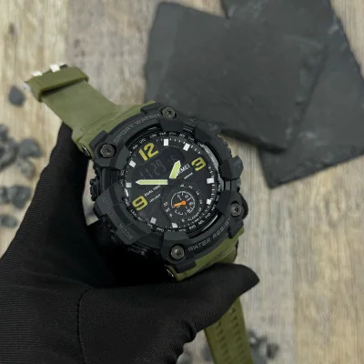 Чоловічий годинник Skmei 1637AG Army Green