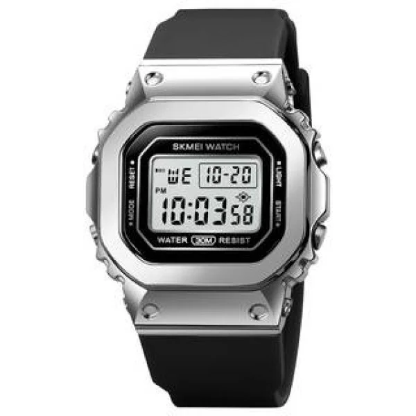 Чоловічий годинник Skmei 1796 Silver-Black фото 1