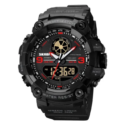 Чоловічий годинник Skmei 1818 Black-Red.