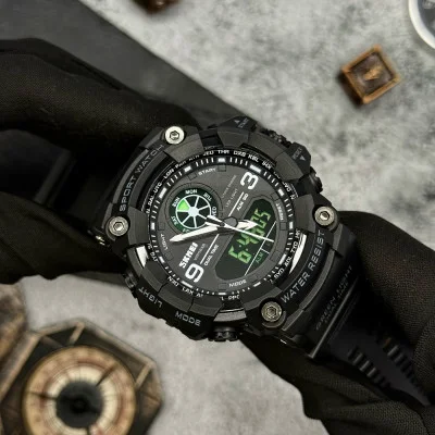 Чоловічий годинник Skmei 1818 Black.