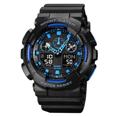 Чоловічий годинник Skmei 1832 Black-Blue