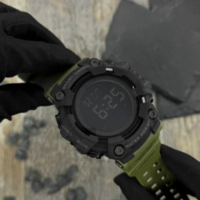 Чоловічий годинник Skmei 1968 Military-Black