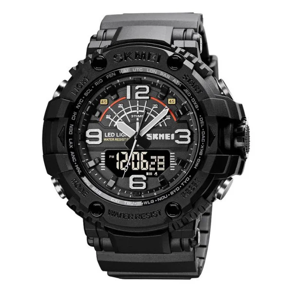 Чоловічий годинник Skmei 1617 Black фото 1