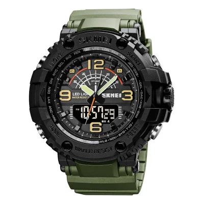 Мужские часы Skmei 1617 Military-Black