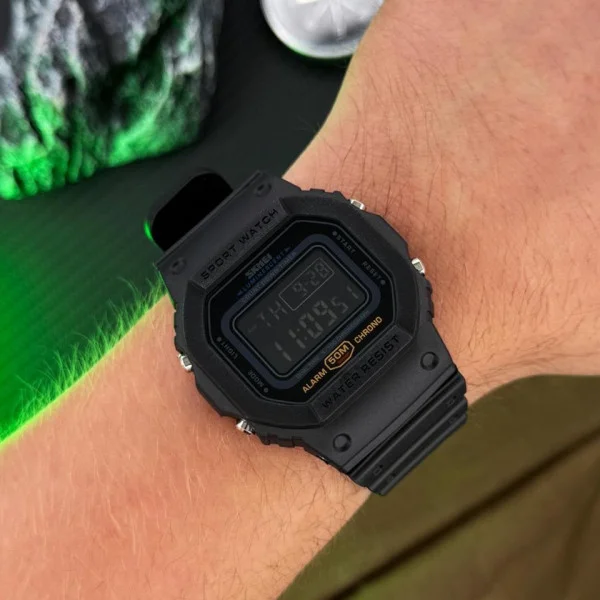 Чоловічий годинник Skmei 1628 All Black фото 9