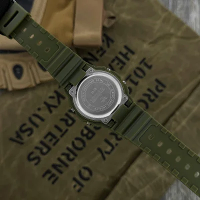 Чоловічий годинник Skmei 1628 Military-Black