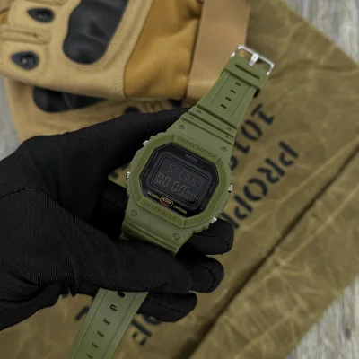 Чоловічий годинник Skmei 1628 Military-Black