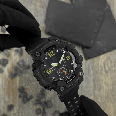 Чоловічий годинник Skmei 1637BK Black.