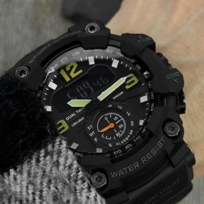 Чоловічий годинник Skmei 1637BK Black.