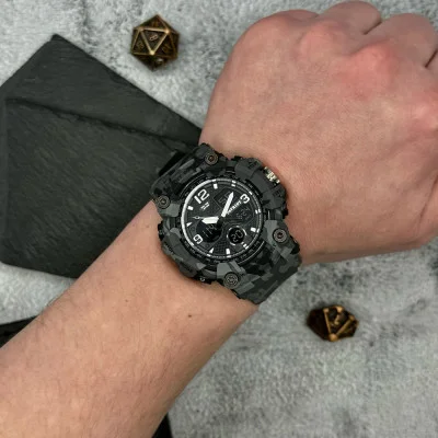 Чоловічий годинник Skmei 1742 Gray Military.